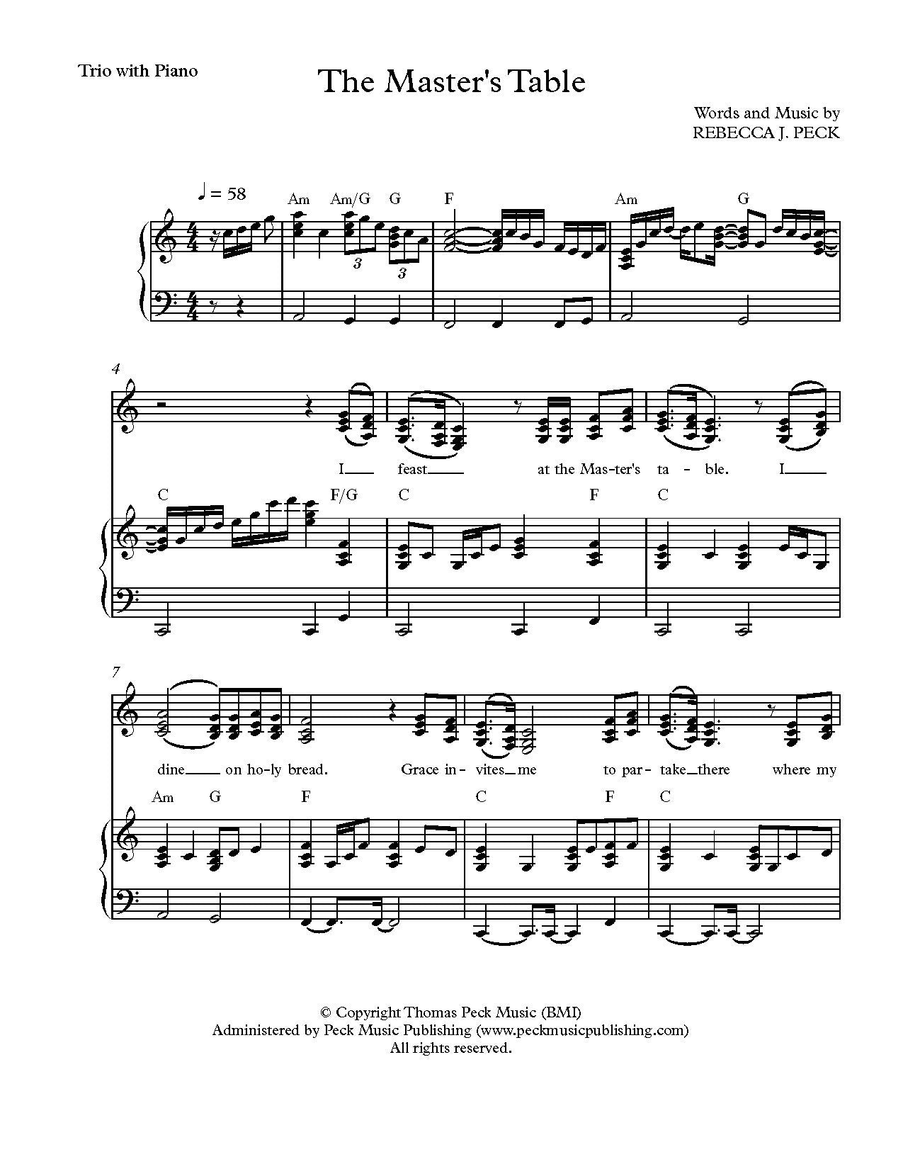 The Ballad Of Booth (Part I) Sheet Music